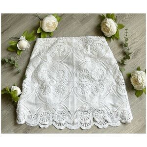 Abercrombie & Fitch Crochet Lace Skirt